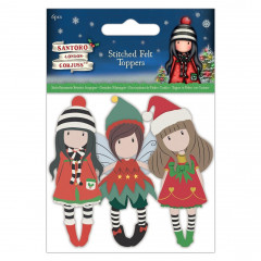 Gorjuss Christmas Felt Character Toppers